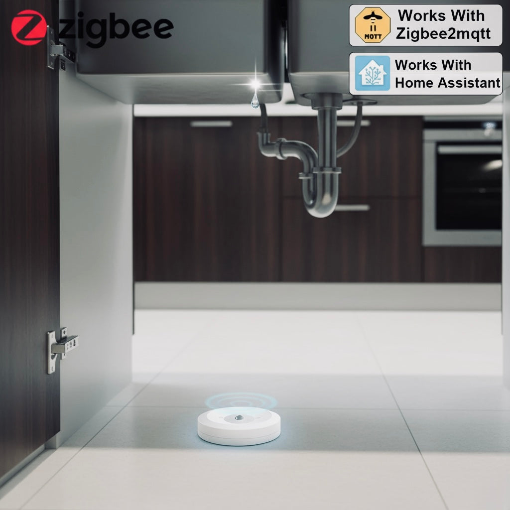 Home Assistant Exclusive | Zigbee Wassertauchsensor (0,01m Präzision) | Leckage Detector