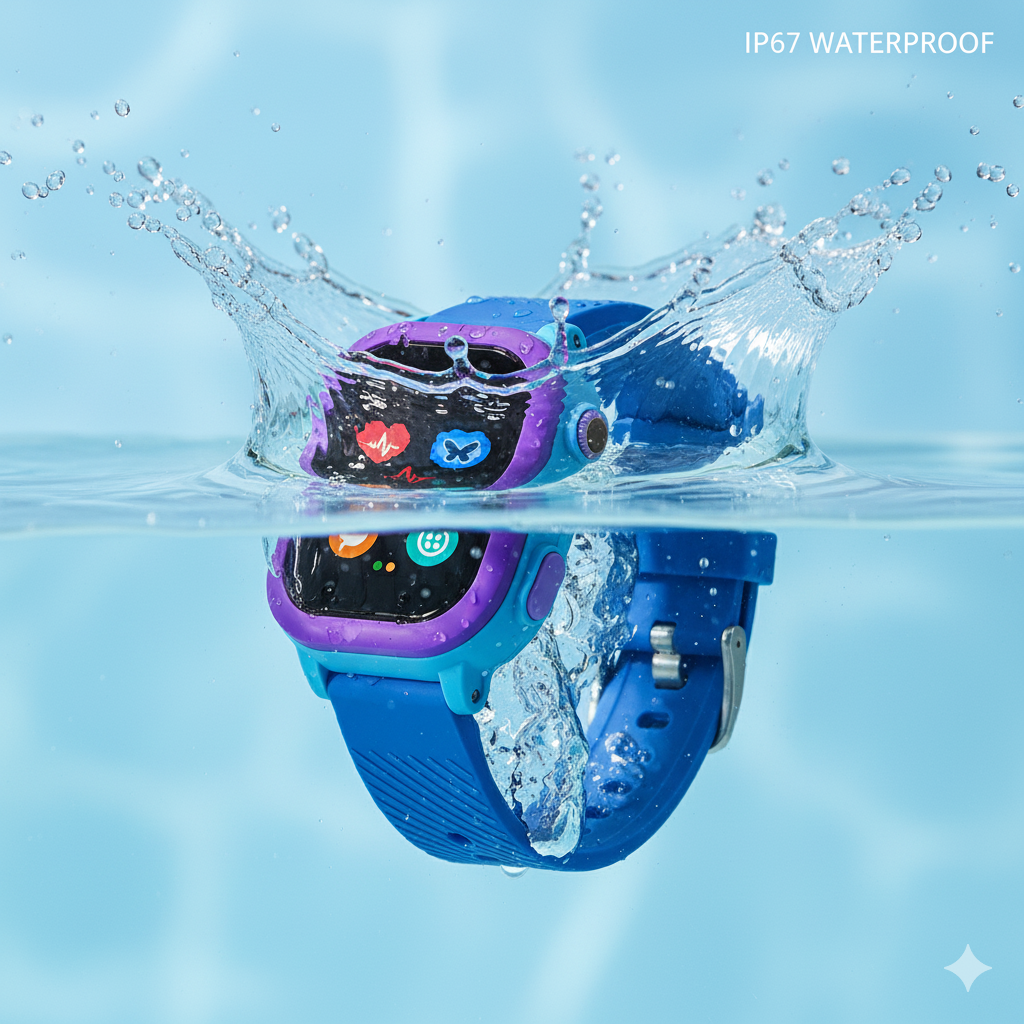 Xiaomi Kinder Smartwatch GPS SOS – 5G Telefon Uhr mit Kamera, SIM Karte, Tracker, Geofencing, wasserdicht IP67 – Jungen & Mädchen - NVTS Solutions