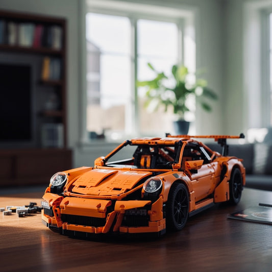MOC Technik Supersportwagen GT3 RS-Stil  – 2704 Teile Modellauto - NVTS Solutions
