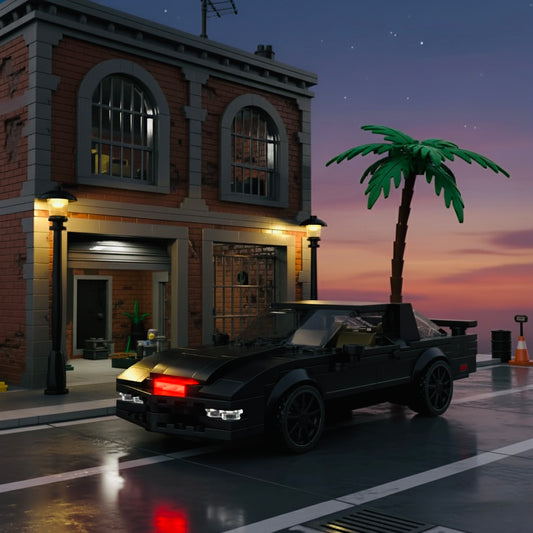 MOC Klassischer 80er Sportwagen 1:24 – "Knight" Auto-Modell Bausteine - NVTS Solutions