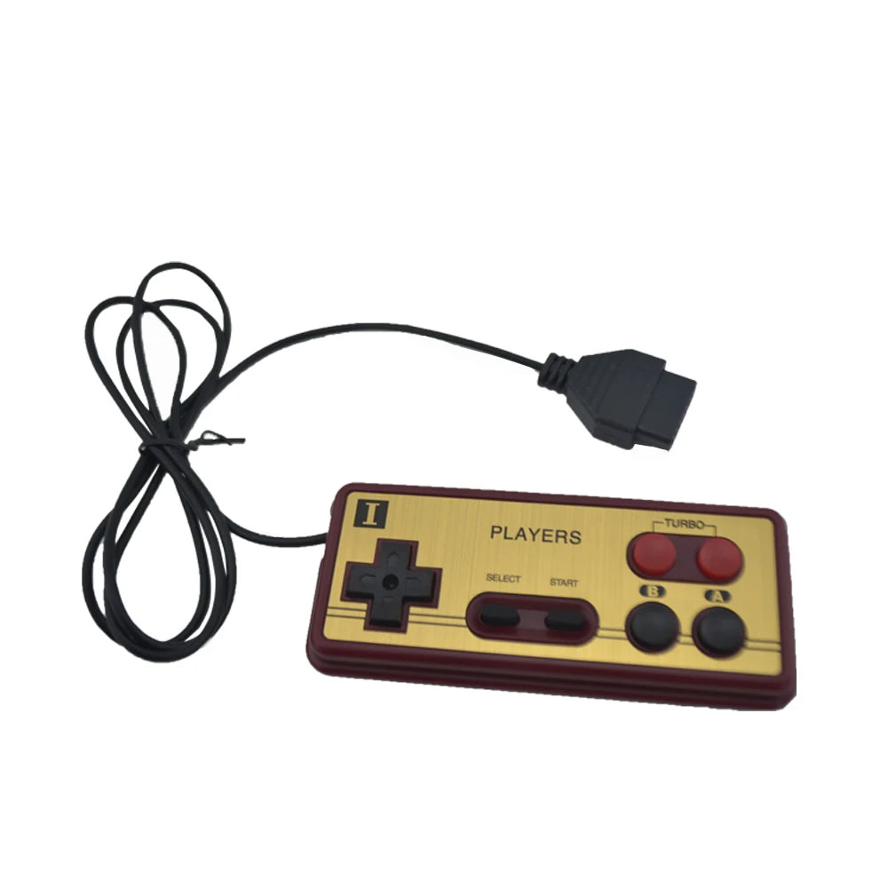 Gaming-Konsole Gamepad 8-Bit-Stil 15Pin Stecker Kabel Controller für NES für FC Joystick-Griff