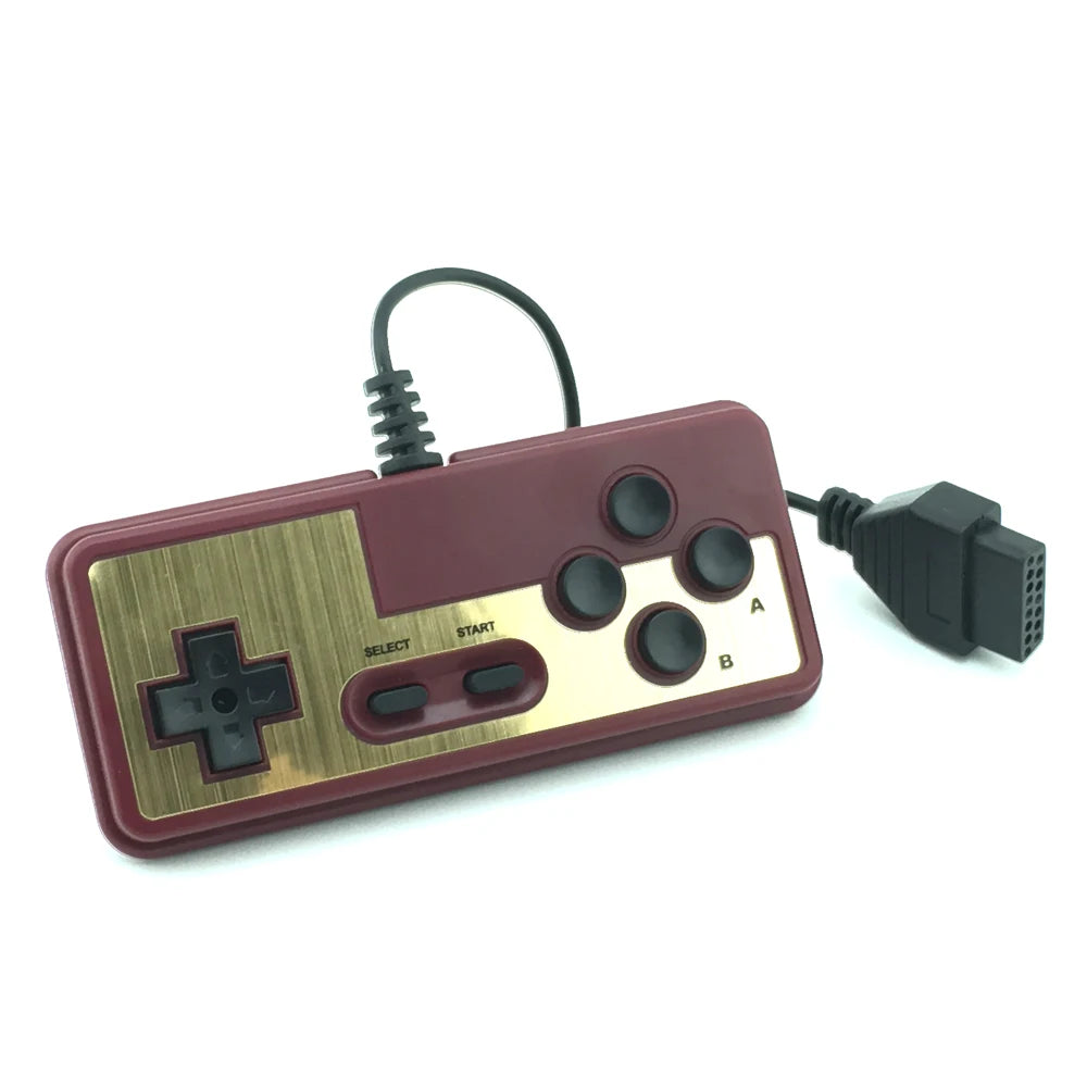 Gaming-Konsole Gamepad 8-Bit-Stil 15Pin Stecker Kabel Controller für NES für FC Joystick-Griff