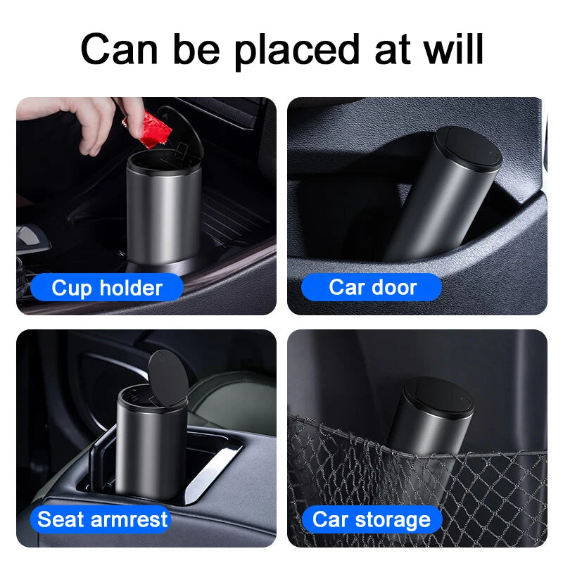 Baseus Auto Mülleimer Mini Auto Staub Organizer Auto Innen Müll Tasche Müll Container Lagerung Box Eimer Auto Zubehör