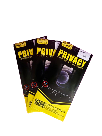 Privacy Schutzglas (mit Sichtschutz) iPhone 15 & 15 Plus - NVTS Solutions