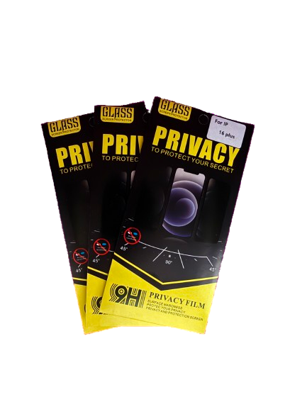 Privacy Schutzglas (mit Sichtschutz) iPhone 16+Pro+16 Plus+Pro Max - NVTS Solutions