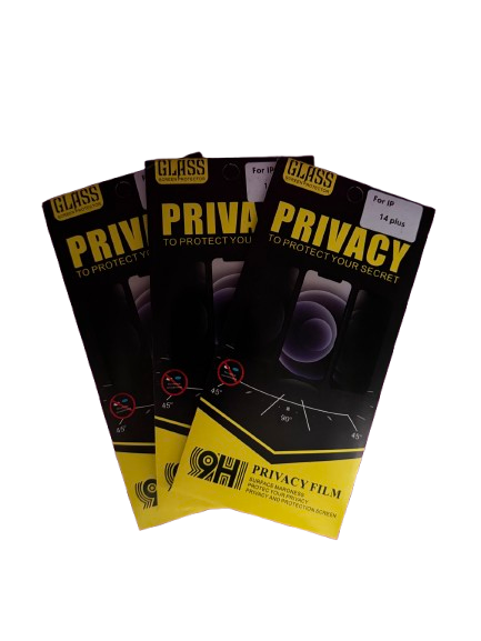 Privacy Schutzglas (mit Sichtschutz) iPhone 14 Plus + Pro Max - NVTS Solutions