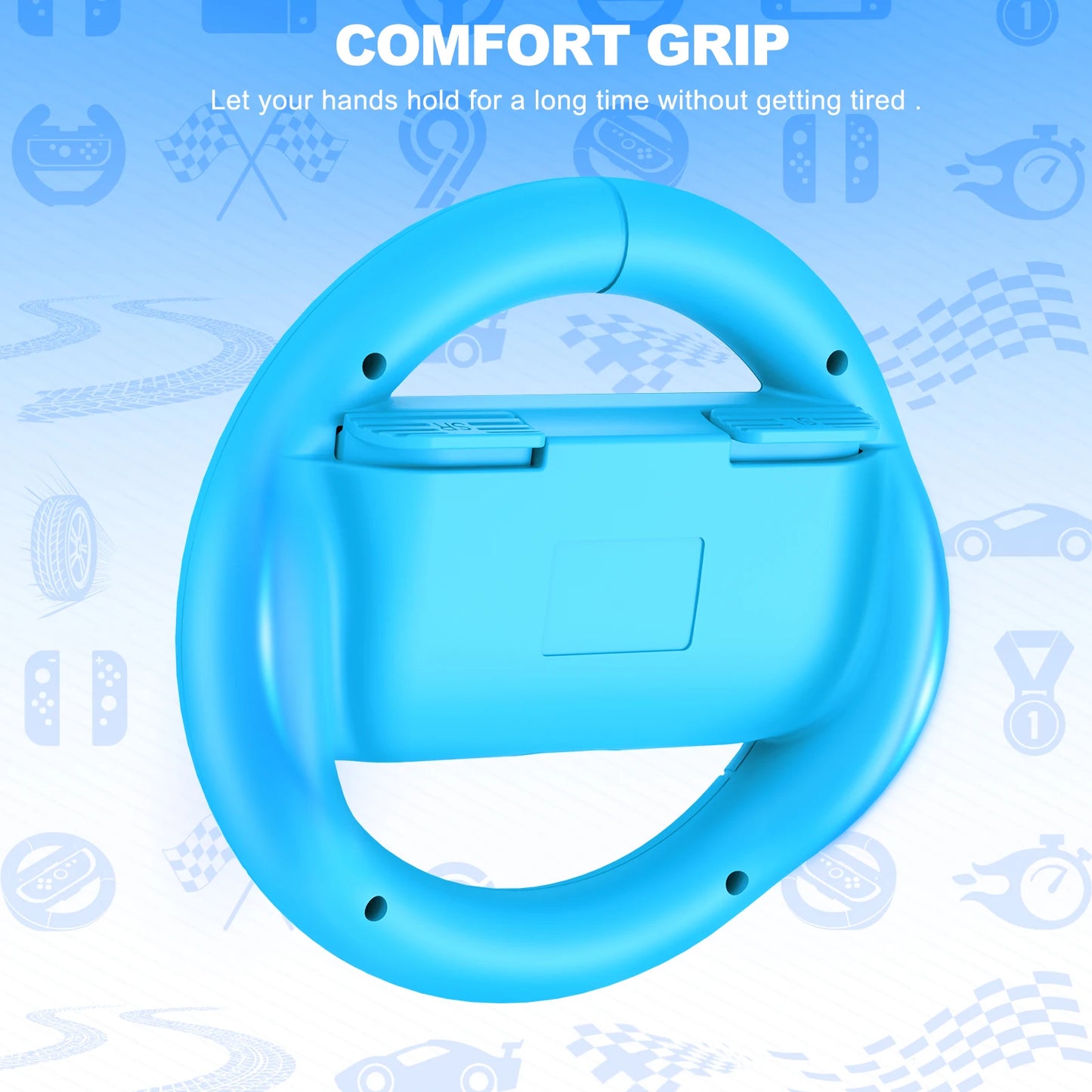     BEBONCOOL Racing Lenkräder für Switch 2 Joycon Controller Griffe für Switch 2 Gaming Zubehör 2 Stück/Lot
