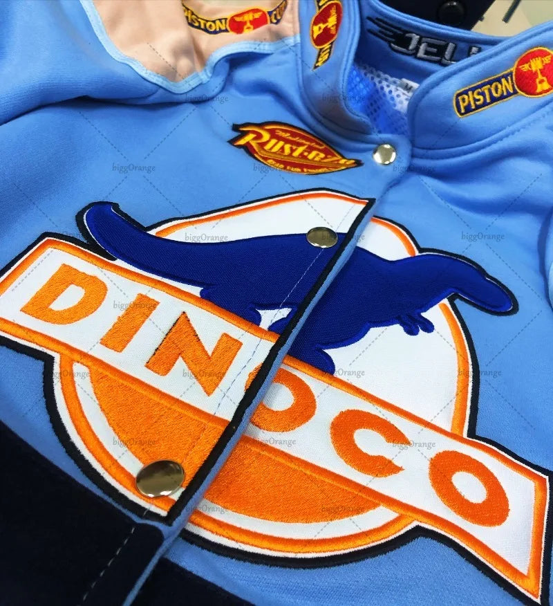 Harajuku Dinosaurier Jacke – Oversize Streetwear mit hochwertiger Stickerei & Baseball-Design - NVTS Solutions