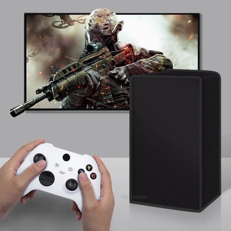Kratzfeste, staubdichte Hülle für Xbox Series X Konsole, Gaming-Zubehör, horizontale Staubschutzhülle, vertikale Schutzhülle