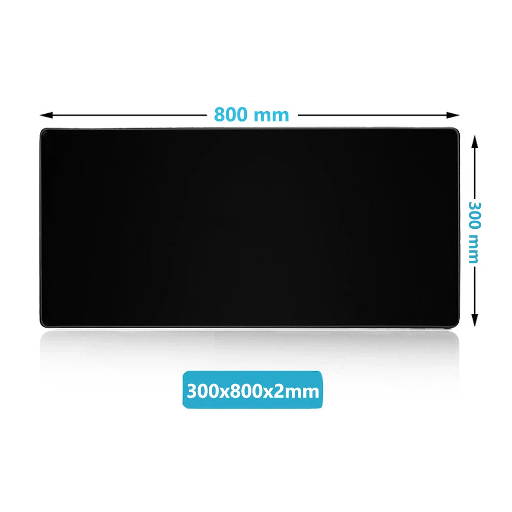 Großes Gaming-Mauspad, rutschfestes Gummi-Mauspad, Computer-Gamer-Schreibtischunterlage, genähte Kante, großes Gaming-Mauspad für CS GO LOL Dota