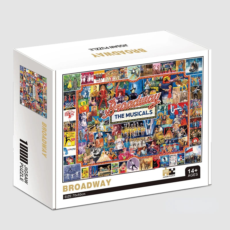 75*50 cm 1000 stücke Puzzle Schwierig Erwachsene Welt Berühmte Malerei Puzzle Landschaft Stress Relief Bildung Puzzle Spielzeug