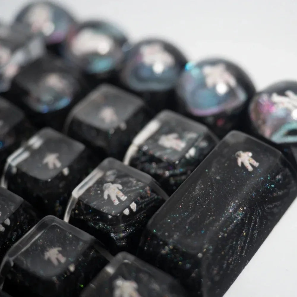 Artisan Keycap Astronaut Resin Key Caps Mechanische Tastaturkappen Personalisierte Keycaps Pc Gaming Zubehör Geschenke Koreanische Keycaps