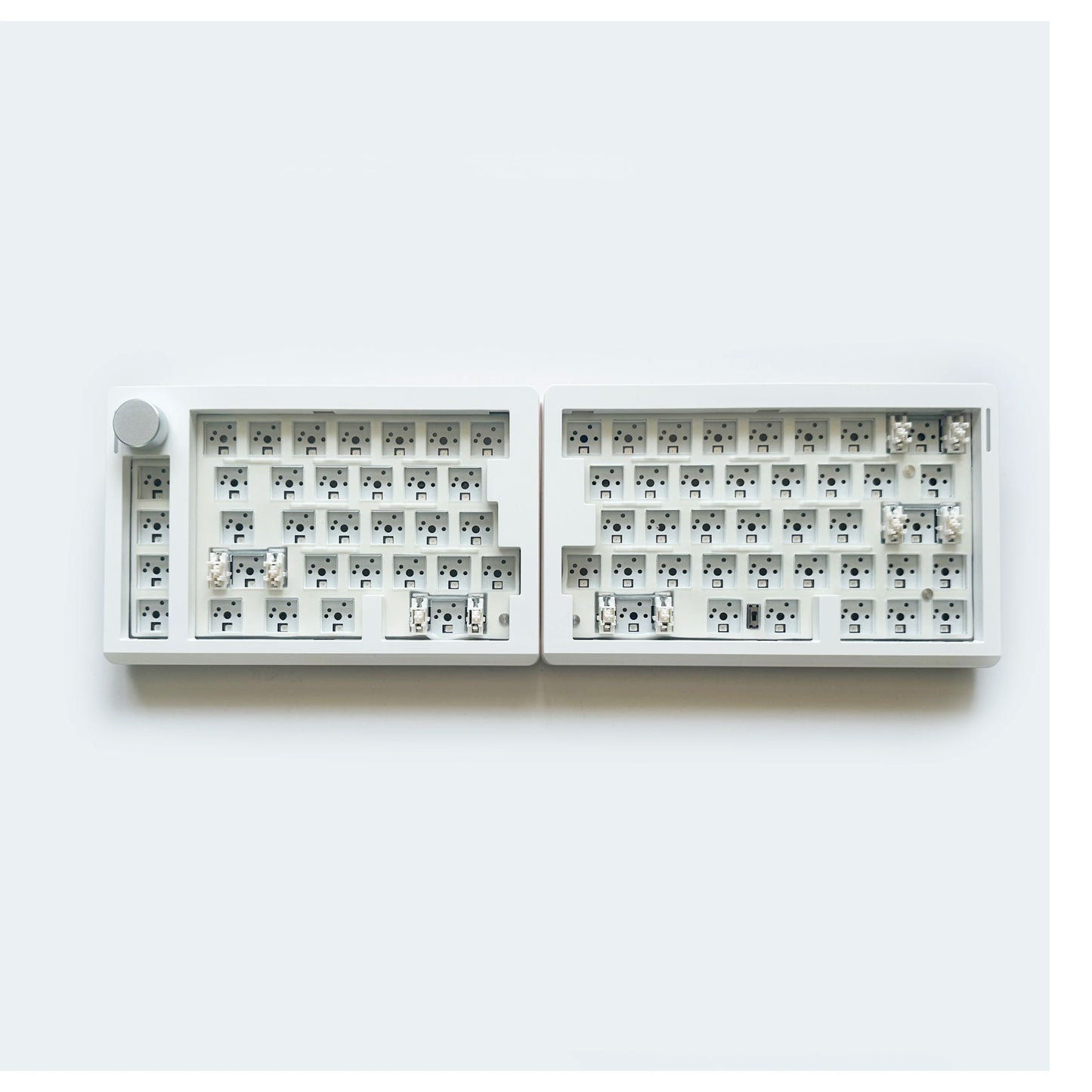 GMK70 Split-Typ, maßgeschneidertes mechanisches Gaming-Tastatur-Kit, Hot-Swap-fähige Dichtung, kundenspezifische ergonomische Tastatur, unterstützt QMK/VIA