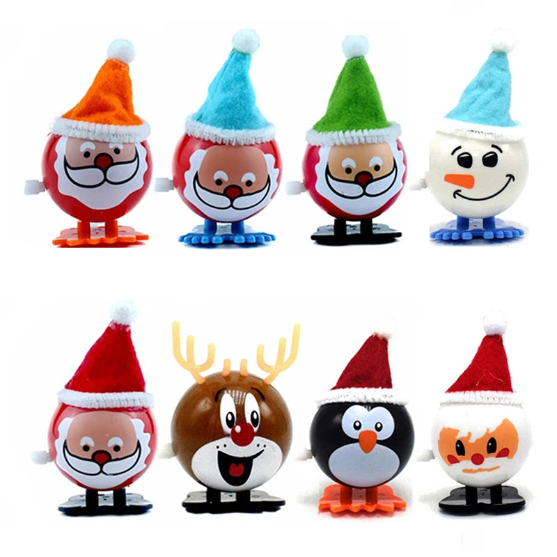 Weihnachts dekoration jumpy Spielzeug Schneemann Santa Claus Pinguin für festliche Party liefert Kinder Kindergarten Neujahr Geschenke