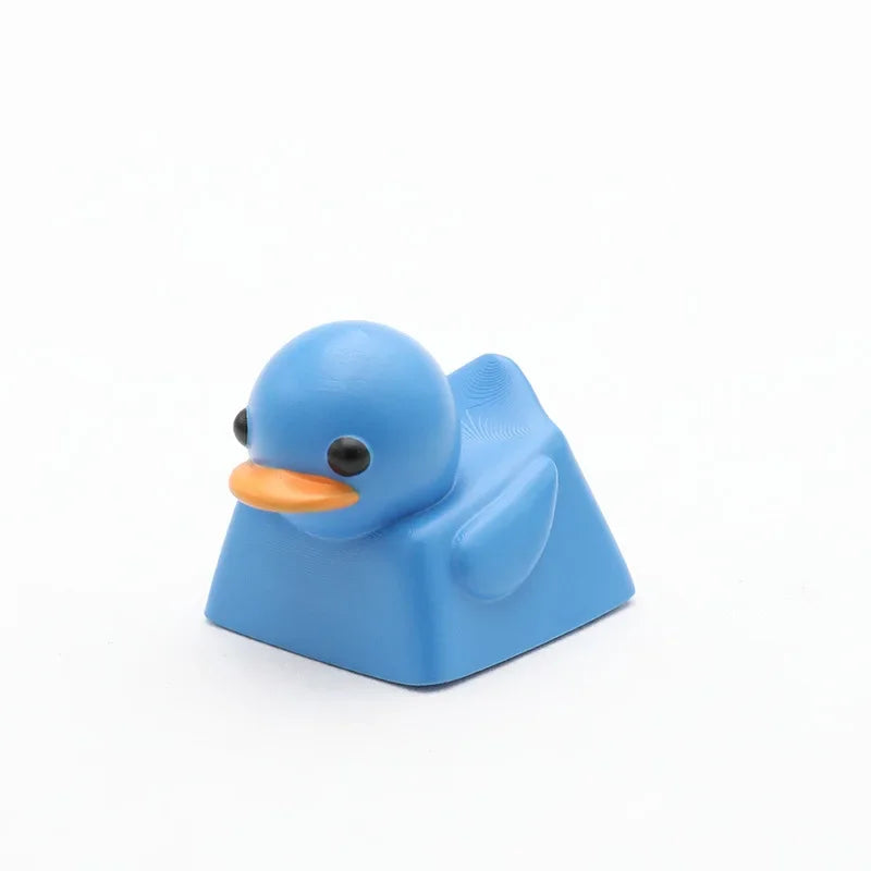 1PCS Nette Ente Harz KeyCap Personalisierte Cartoon Dekoration Gaming Schlüssel Kappe für Cherry Mx Schalter Gamer Mechanische Tastatur Geschenk