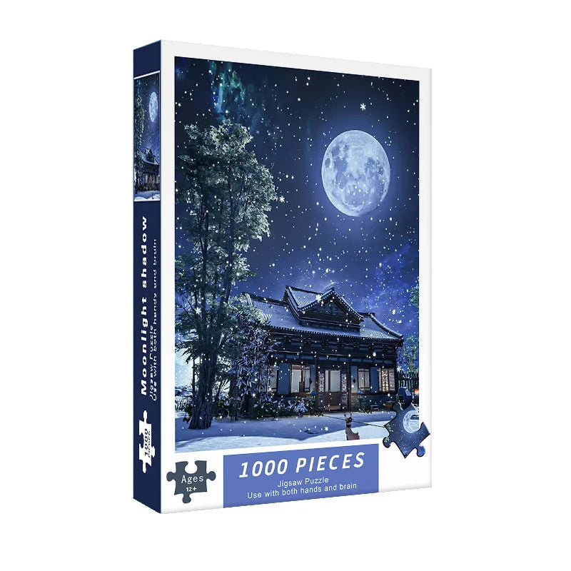 75 * 50 cm 1000 Teile Papierpuzzle für Erwachsene, schöne Heilung, hoher Schwierigkeitsgrad, Dekompressionspuzzle, Geburtstagsgeschenk, Lernspielzeug