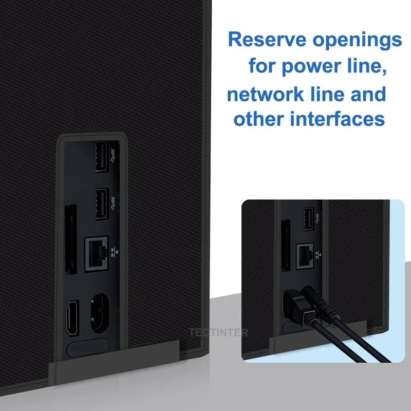 Kratzfeste, staubdichte Hülle für Xbox Series X Konsole, Gaming-Zubehör, horizontale Staubschutzhülle, vertikale Schutzhülle