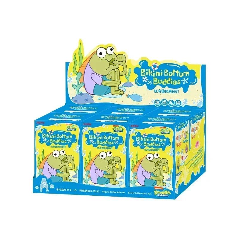POP MART Bikini Bottom Buddies – Skurrile Blind Box Spielzeug Kawaii Anime Action Figure Surprise Guess Bag Mystery Box