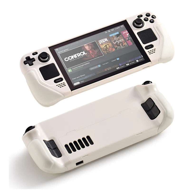 Schutzhülle für Steam Deck, weiche Flip-Lederhülle mit Ständer, vollständiger Schutz, rutschfestes Steam Deck, OLED-Halterungszubehör