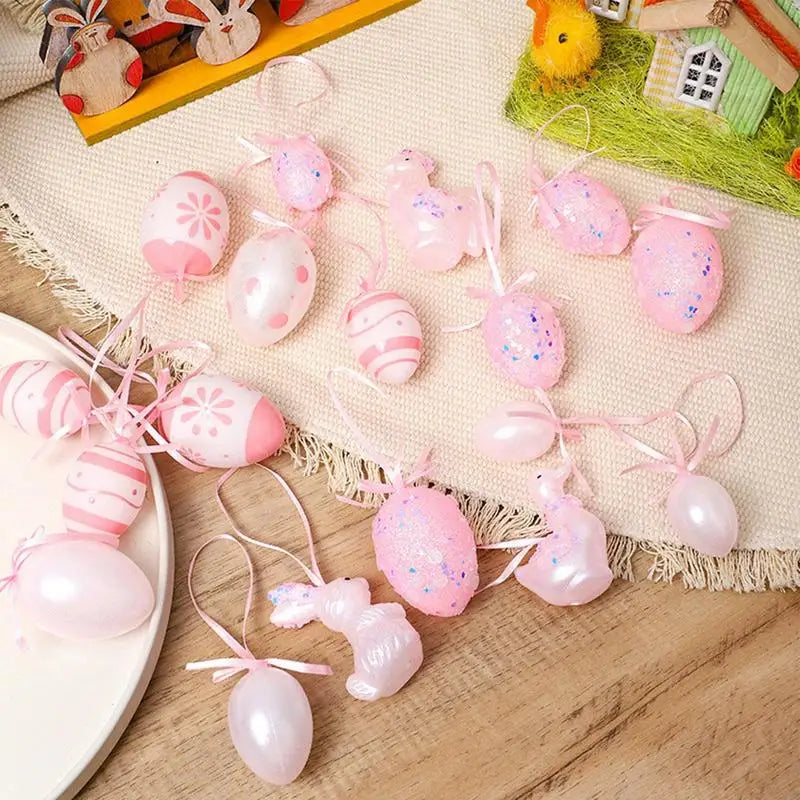 Ostern Dekoration Set Frühling Feier Hängende Ei Dekor Festival Party Favor Ostern Urlaub Korb Stuffers Für Zuhause Kirche