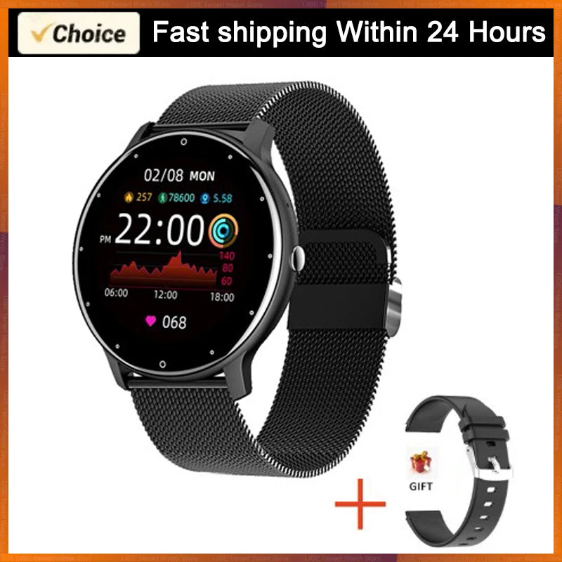 LIGE Bluetooth Smartwatch Damen & Herren – Telefonieren über Uhr, Fitness Tracker mit Herzfrequenz & Blutdruck, wasserdicht IP67, Sportuhr mit GPS-Tracking - NVTS Solutions