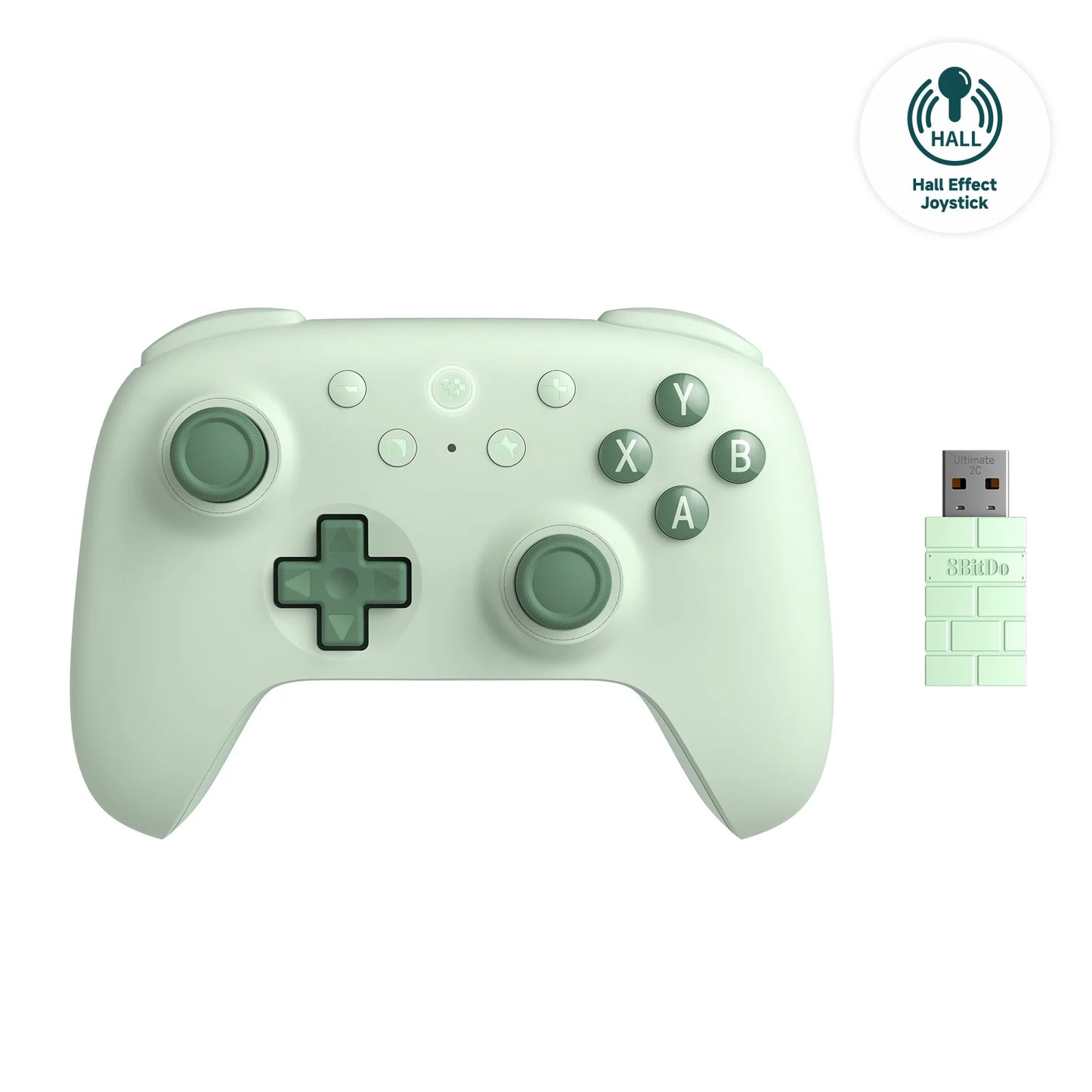 8BitDo Ultimate 2C Wireless Gaming Controller für PC, Windows 10, 11, Steam Deck, Raspberry Pi, Android Gamepad Zubehör
