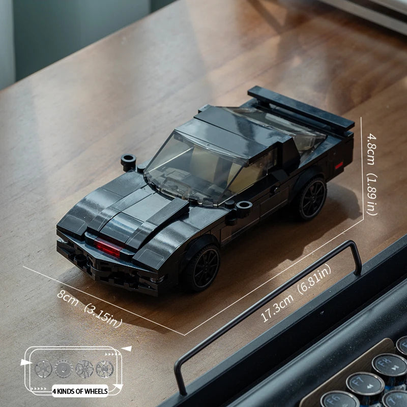 MOC Klassischer 80er Sportwagen 1:24 – "Knight" Auto-Modell Bausteine - NVTS Solutions