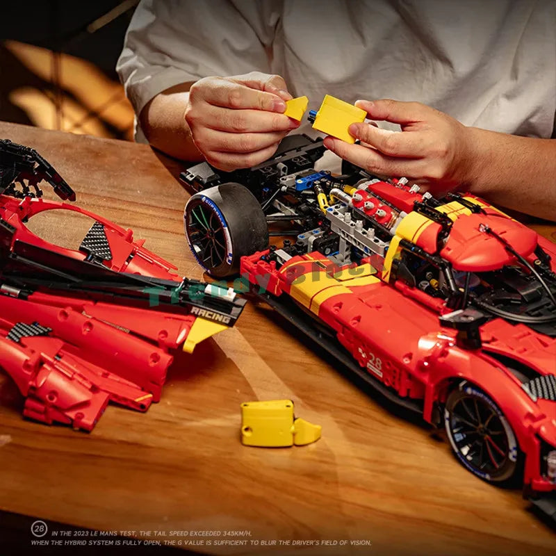 MOC 499P Le Mans Champion Rennwagen 1:8 – 3350 Teile Technik-Set (RC optional) - NVTS Solutions