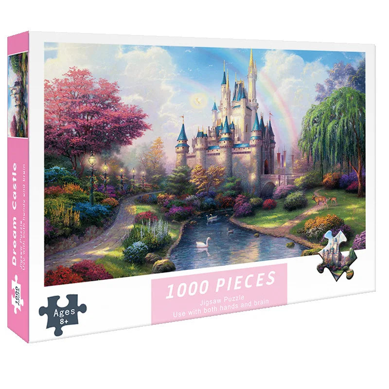 75 * 50 cm 1000 Teile Papierpuzzle für Erwachsene, schöne Heilung, hoher Schwierigkeitsgrad, Dekompressionspuzzle, Geburtstagsgeschenk, Lernspielzeug