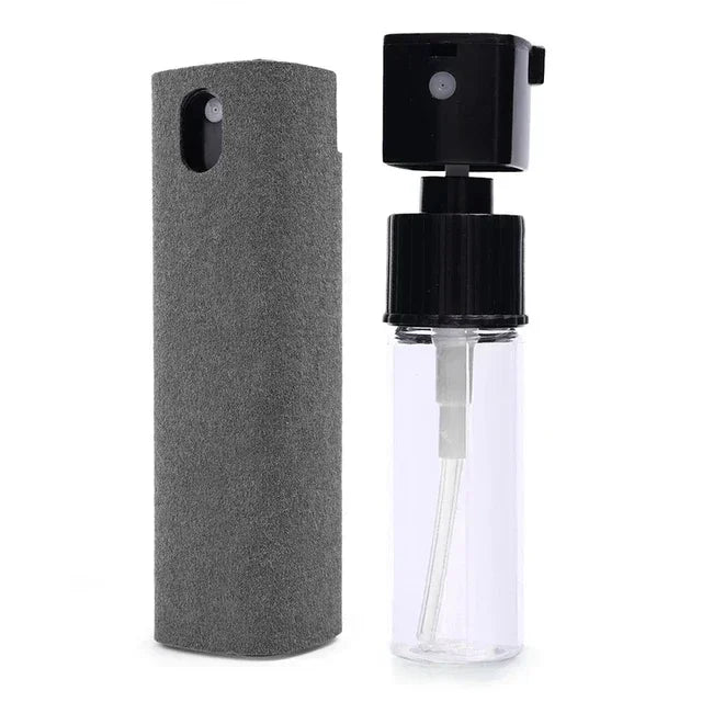 2in1 Mikrofaser-Bildschirmreiniger-Sprühflasche für Handy, iPad, Computer, Mikrofasertuch, Autoreinigung, Windschutzscheibentücher