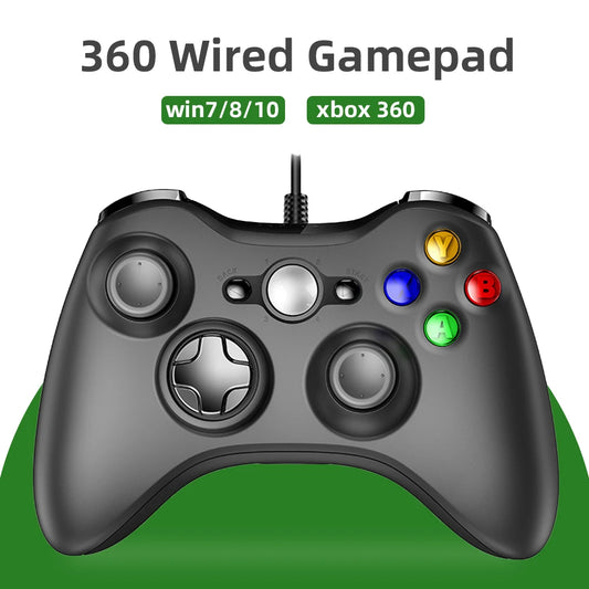 Das kabelgebundene XBOX 360-Gamepad unterstützt das Xbox 360-Slim-PC-Gamepad unterstützt Steam und kann an Win7/10 angepasst werden