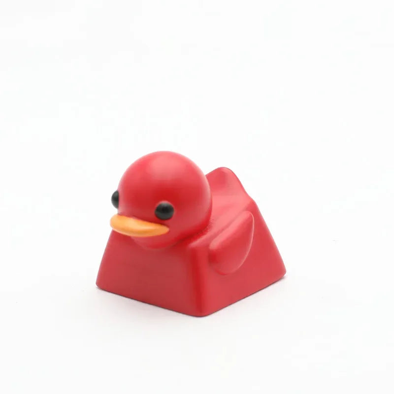 1PCS Nette Ente Harz KeyCap Personalisierte Cartoon Dekoration Gaming Schlüssel Kappe für Cherry Mx Schalter Gamer Mechanische Tastatur Geschenk