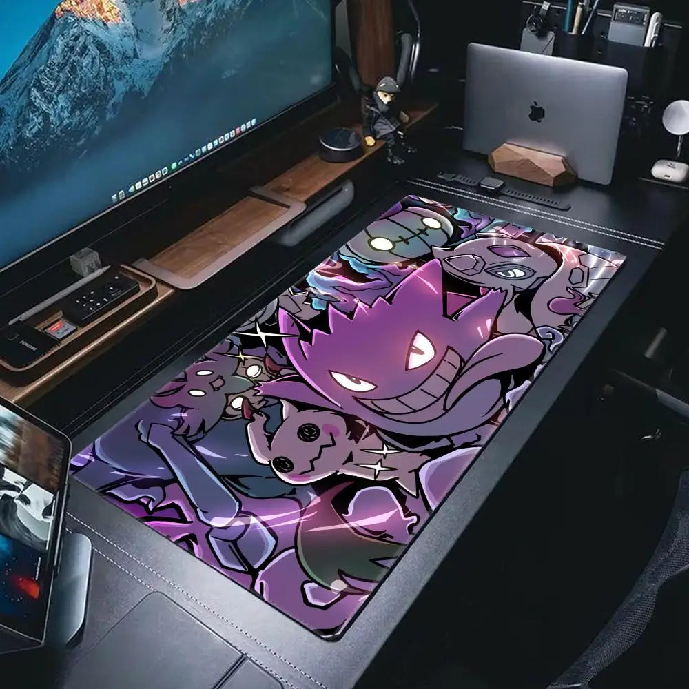 P-Pokemon-Gengar Grande Mouse pad große Gaming-Mauspad Locke dge verdickte Computer tastatur Tisch Schreibtisch matte