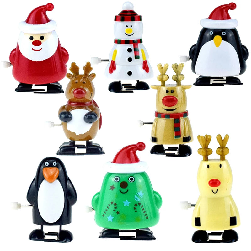Weihnachts dekoration jumpy Spielzeug Schneemann Santa Claus Pinguin für festliche Party liefert Kinder Kindergarten Neujahr Geschenke