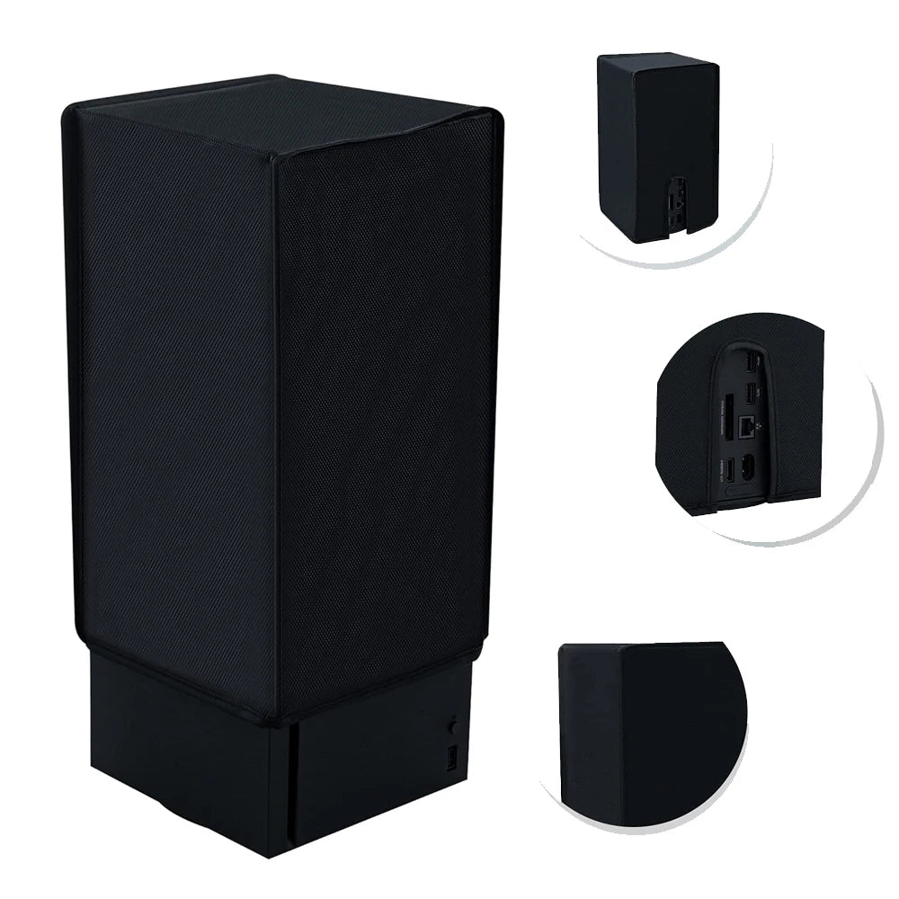 Kratzfeste, staubdichte Hülle für Xbox Series X Konsole, Gaming-Zubehör, horizontale Staubschutzhülle, vertikale Schutzhülle