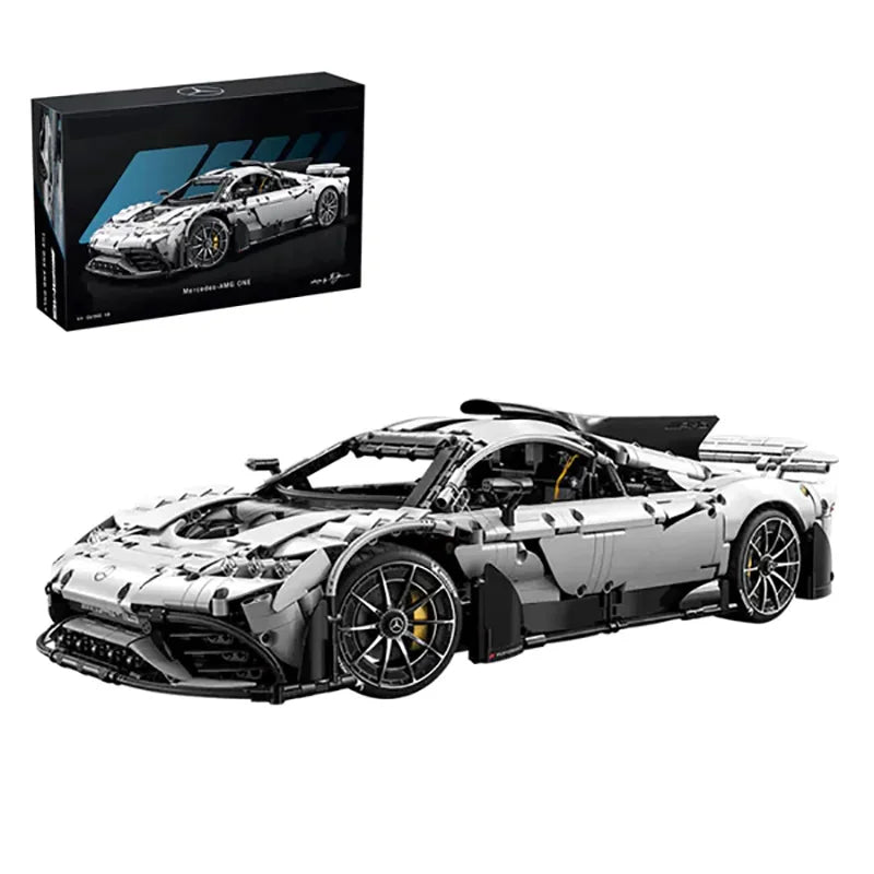 MOC Technik Supersportwagen 1:8 – 3295 Teile RC-Modell mit Motor (Komplettset) - NVTS Solutions