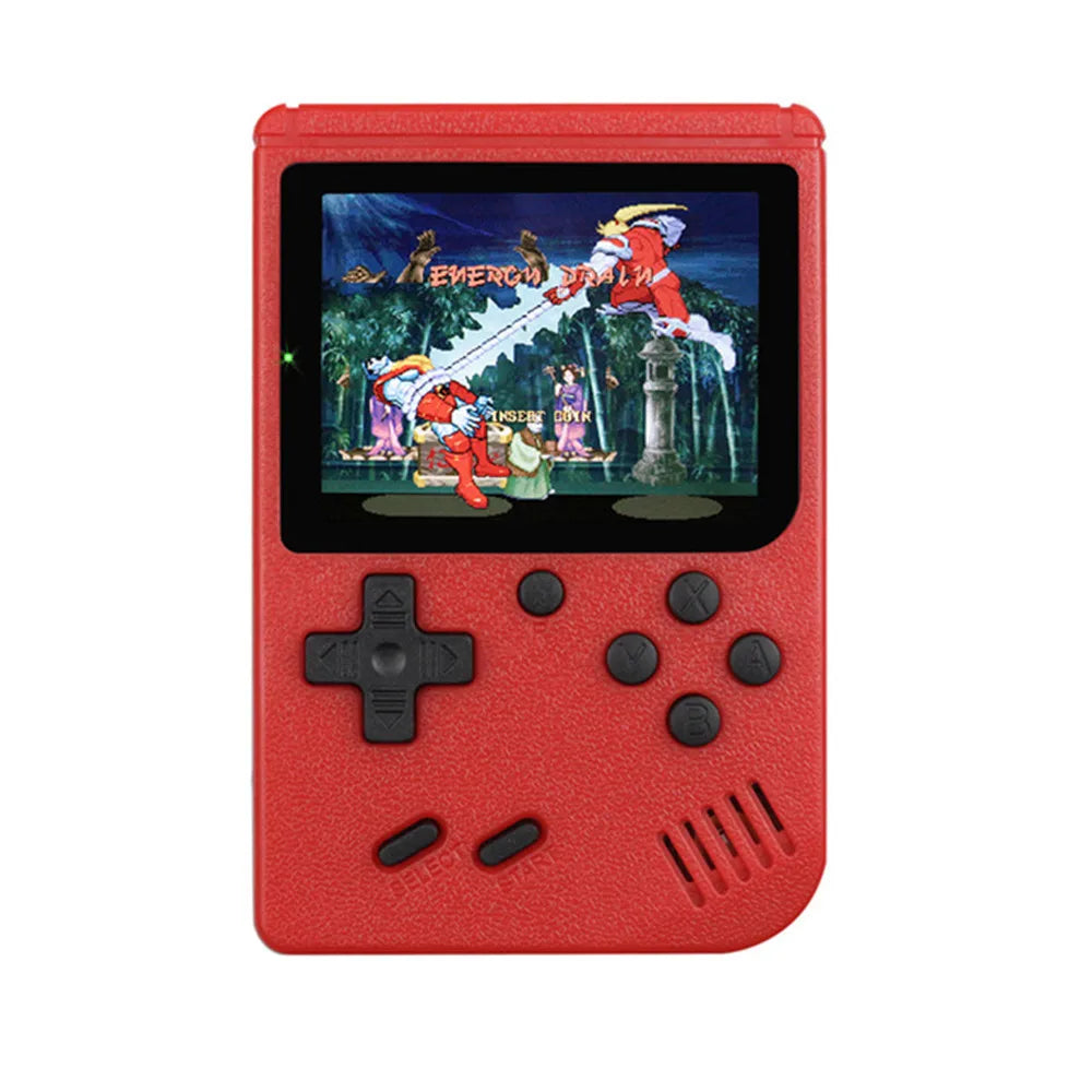 400 in 1 MINI-Spiele Handheld-Game-Spieler Tragbare Retro-Videokonsole Junge 8-Bit 3,0-Zoll-Farb-LCD-Bildschirm-Spiele