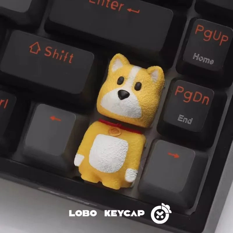 2024 neue Party Tiere Tastenkappe Benutzerdefinierte Nette Tastatur Kappe Richtung Harz Prozess Tastenkappe Mechanische Tastatur Gaming Zubehör