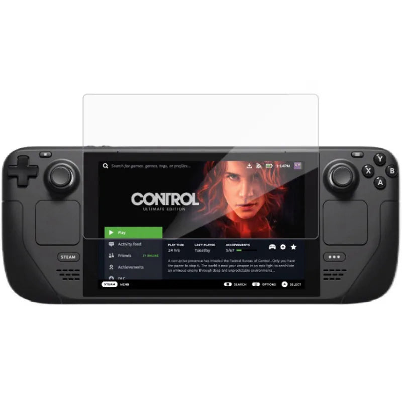 Gehärtetes Glas für Ventil Dampf deck Spiele konsole 9h Film für Dampf deck oled Bildschirm Zubehör Anti-Kratzer Dampf deck Glas