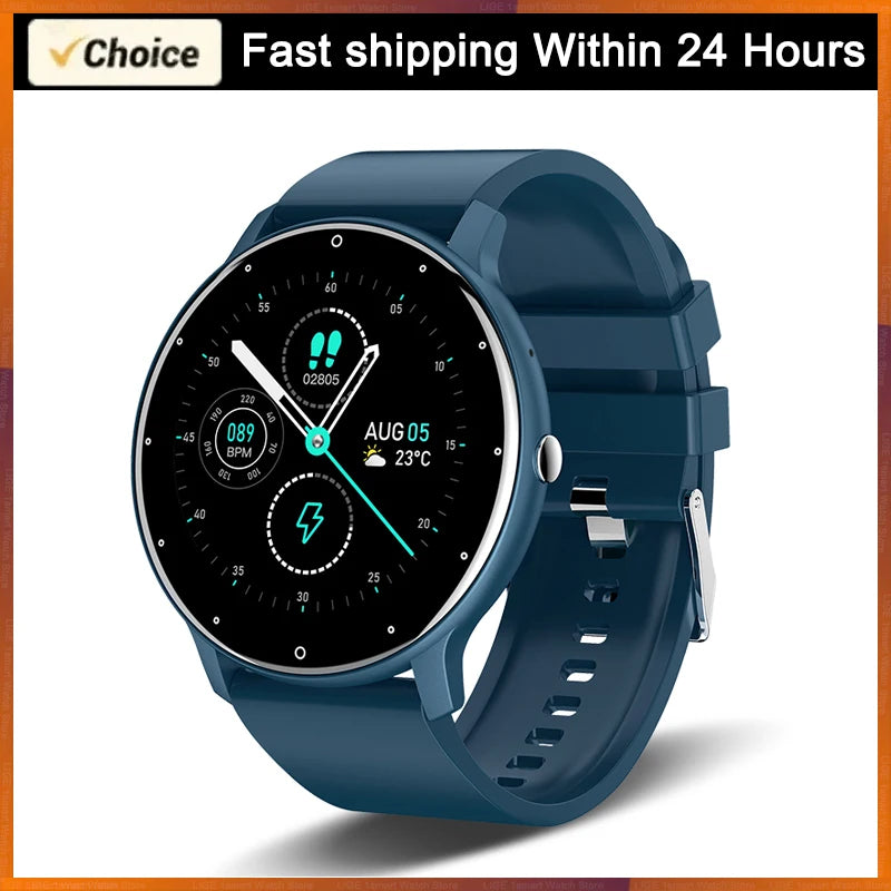 LIGE Bluetooth Smartwatch Damen & Herren – Telefonieren über Uhr, Fitness Tracker mit Herzfrequenz & Blutdruck, wasserdicht IP67, Sportuhr mit GPS-Tracking - NVTS Solutions