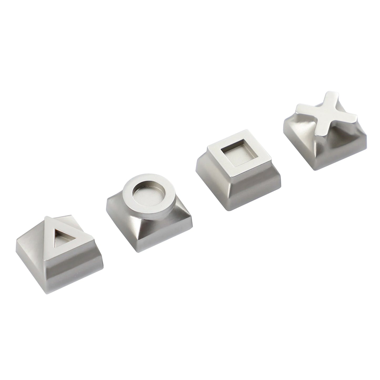 YMDK Metall-Spielekonsolen-Tastenkappen, Pfeiltasten, 4 Stück, individuelle mechanische Tastaturkappen, Legierung, Gaming-Tastenkappen, Persönlichkeit, Stressabbau