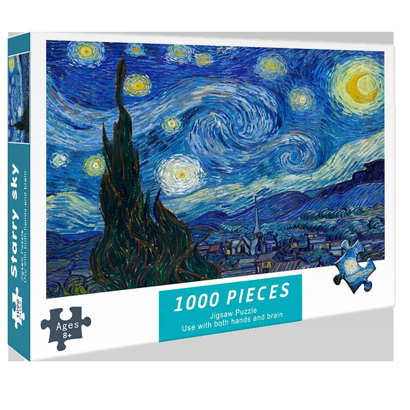 75 * 50 cm 1000 Teile Papierpuzzle für Erwachsene, schöne Heilung, hoher Schwierigkeitsgrad, Dekompressionspuzzle, Geburtstagsgeschenk, Lernspielzeug