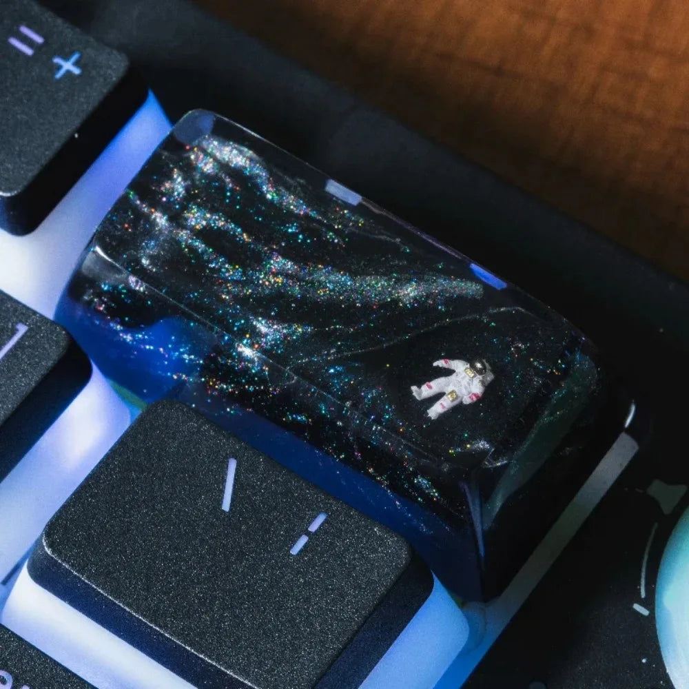 Artisan Keycap Astronaut Resin Key Caps Mechanische Tastaturkappen Personalisierte Keycaps Pc Gaming Zubehör Geschenke Koreanische Keycaps