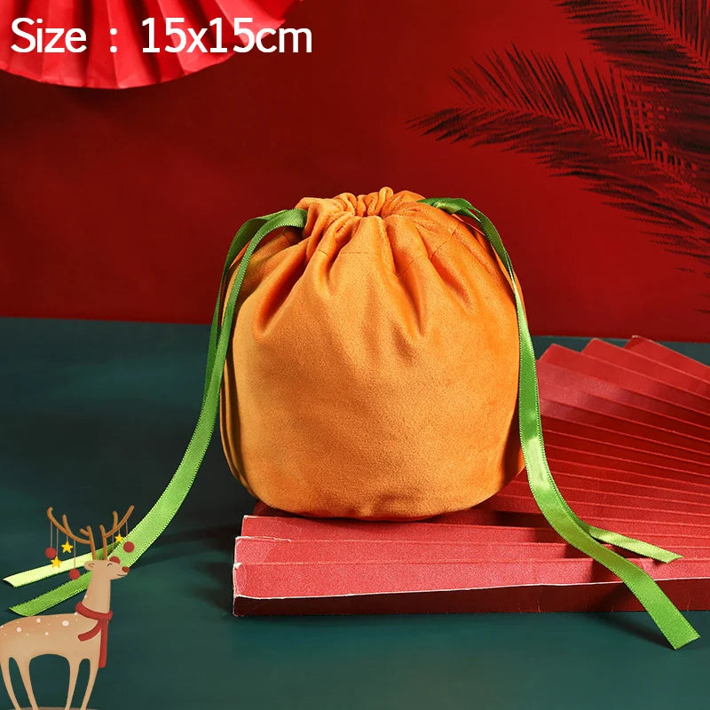 Ostern Karotte Kaninchen Taschen Niedlicher Hase Geschenkverpackung Samt Valentinstag Schokolade Süßigkeiten Taschen Hochzeit Party Schmuck Organizer