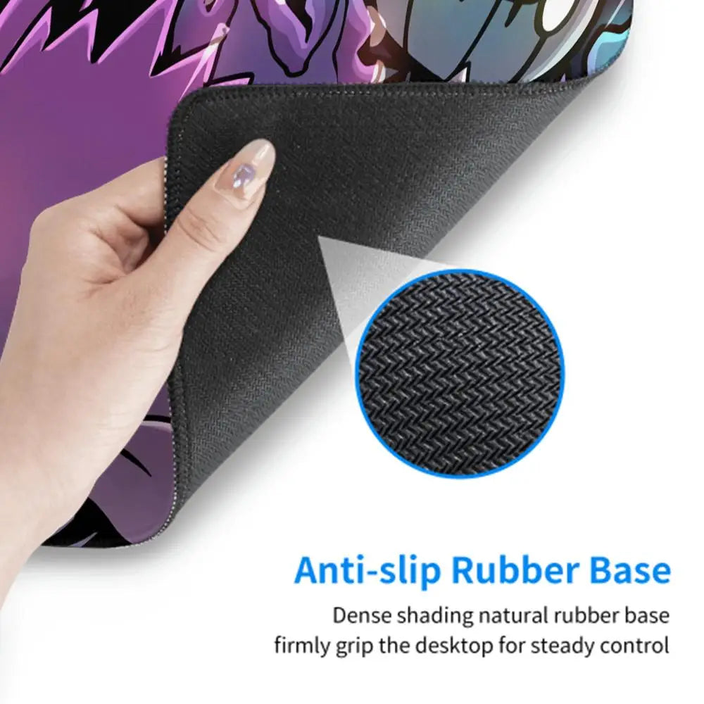 P-Pokemon-Gengar Grande Mouse pad große Gaming-Mauspad Locke dge verdickte Computer tastatur Tisch Schreibtisch matte