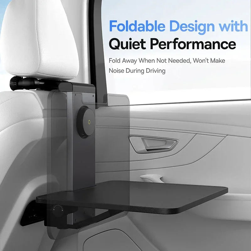 Baseus faltbares Auto-Rücksitz-Tablett, Laptop-Schreibtisch, Fahrzeug, Tisch, Kopfstützenhalterung, Auto-Tasse, Telefonhalter für Lebensmittel, Schreiben, Arbeiten, Kinder