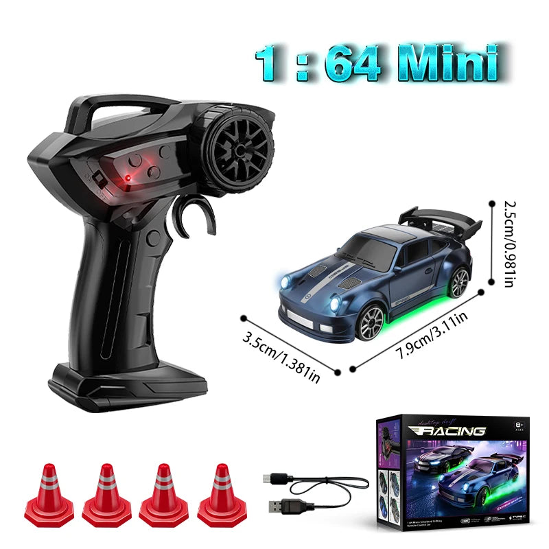 TOUCAN RC Drift Car 1:64 – Premium Sportwagen Design 4WD mit Gyro (RTR) - NVTS Solutions