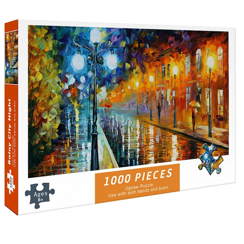 75 * 50 cm 1000 Teile Papierpuzzle für Erwachsene, schöne Heilung, hoher Schwierigkeitsgrad, Dekompressionspuzzle, Geburtstagsgeschenk, Lernspielzeug