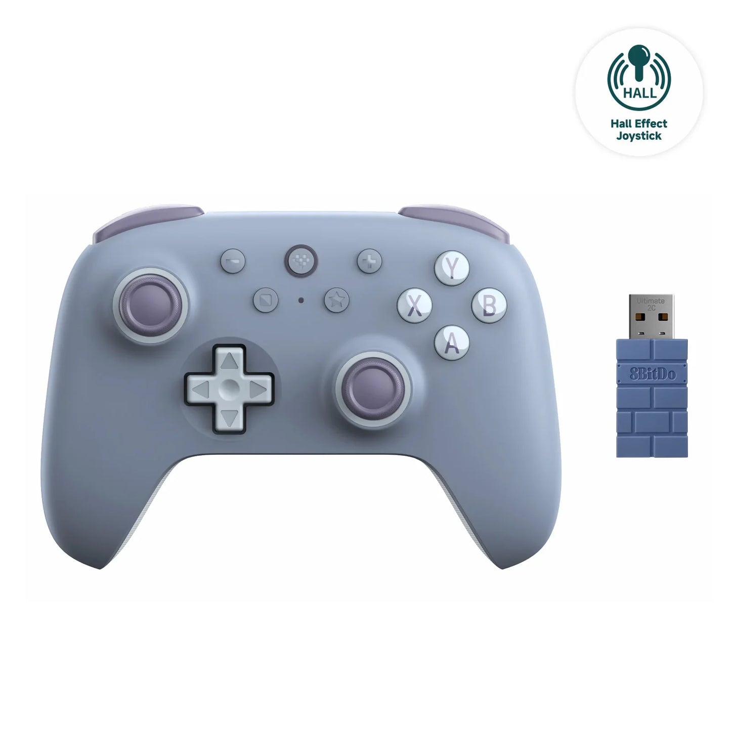 8BitDo Ultimate 2C Wireless Gaming Controller für PC, Windows 10, 11, Steam Deck, Raspberry Pi, Android Gamepad Zubehör