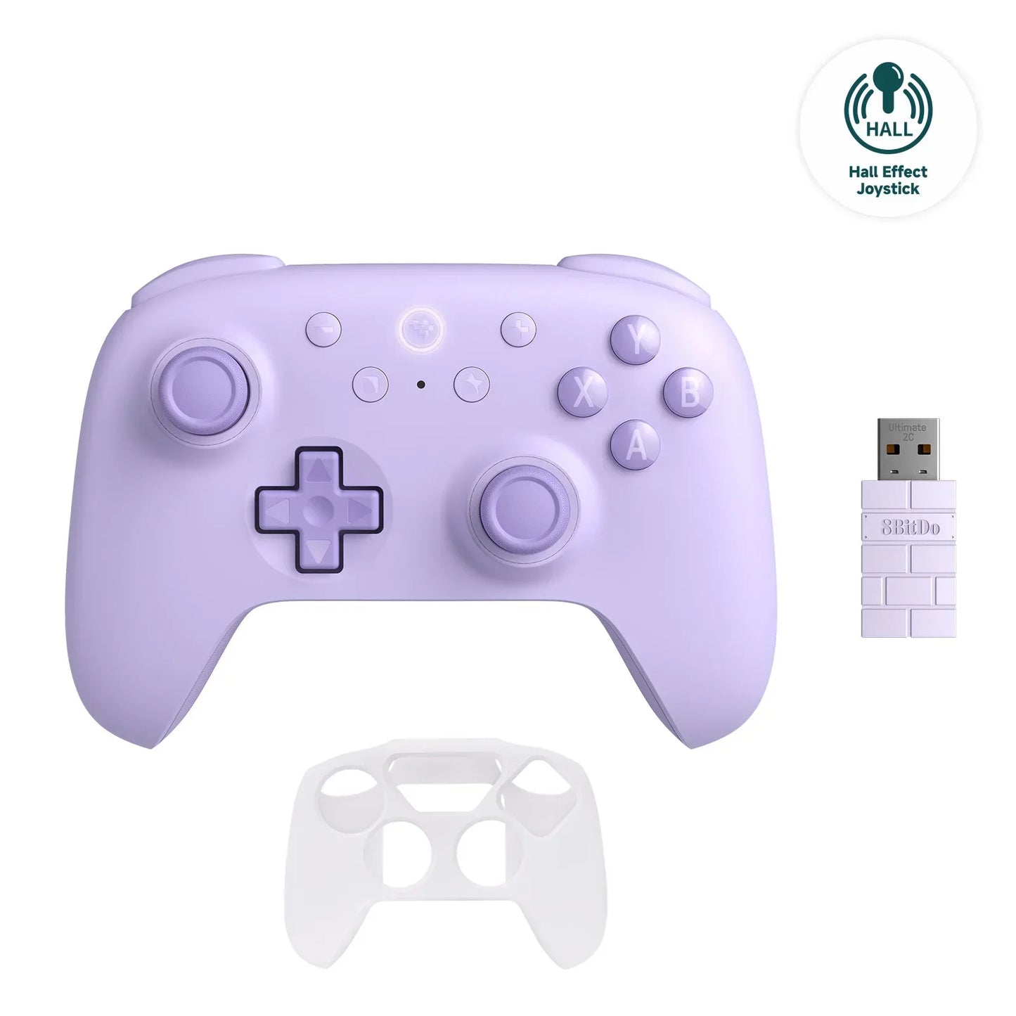 8BitDo Ultimate 2C Wireless Gaming Controller für PC, Windows 10, 11, Steam Deck, Raspberry Pi, Android Gamepad Zubehör